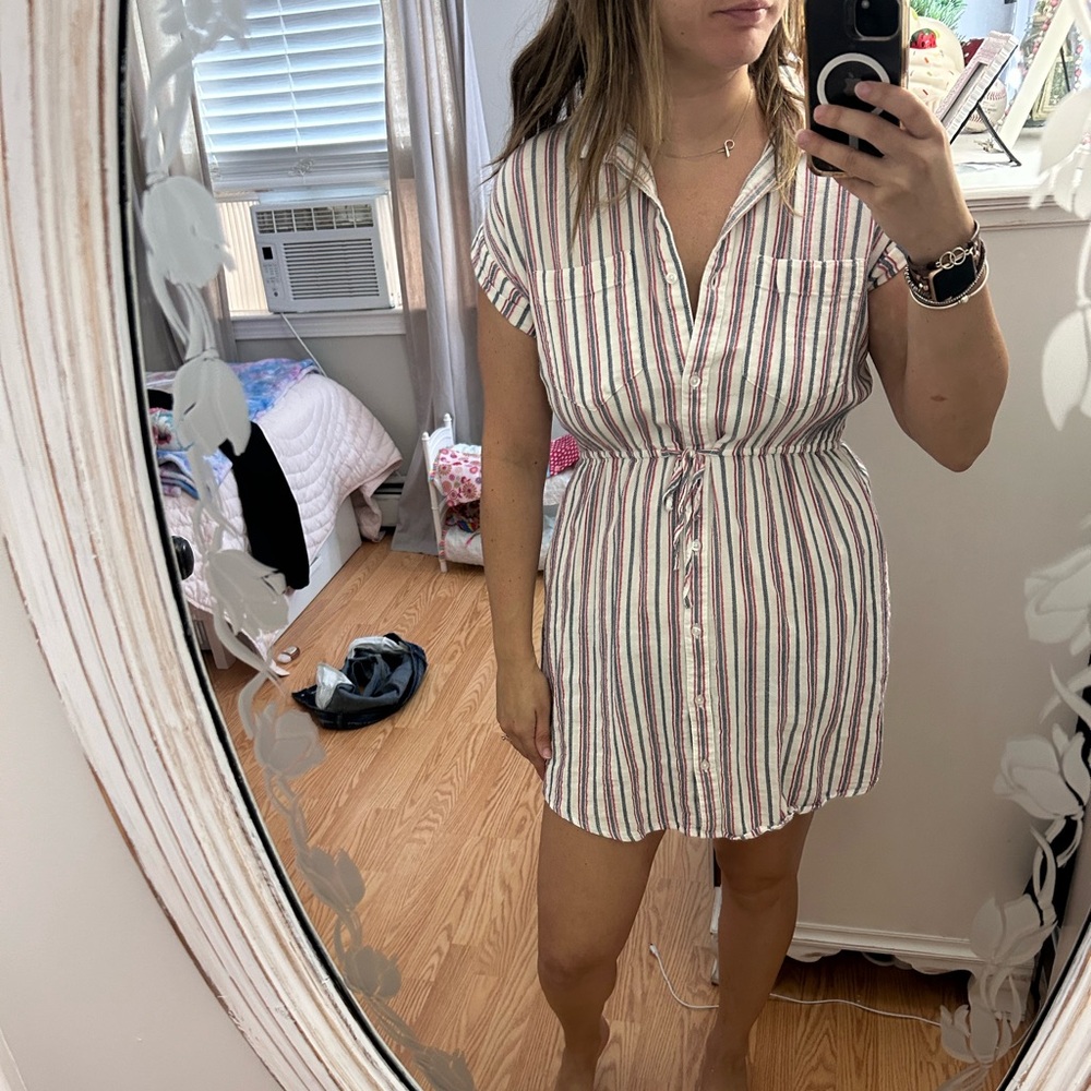 Size small red white and blue dress